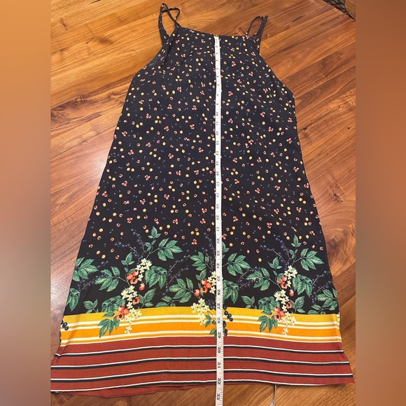 FARM Rio peach print mini dress with back button detail - Picture 4 of 5